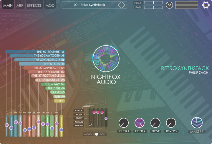 Retro Synthstack